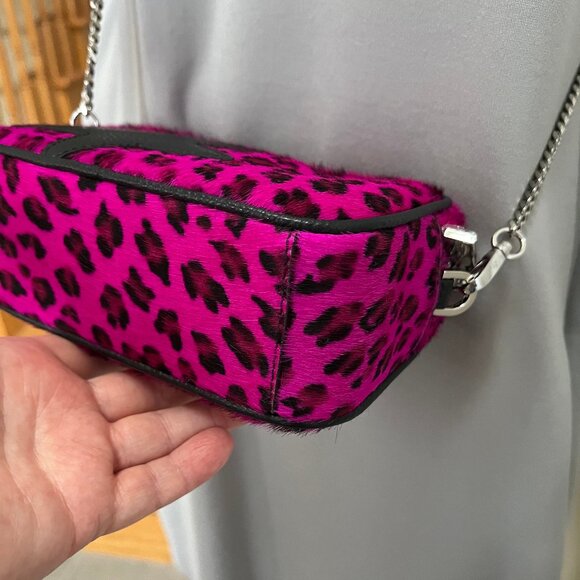 Authentic Golden Goose Star Bag - Fuschia Leopard Print - Picture 10 of 16